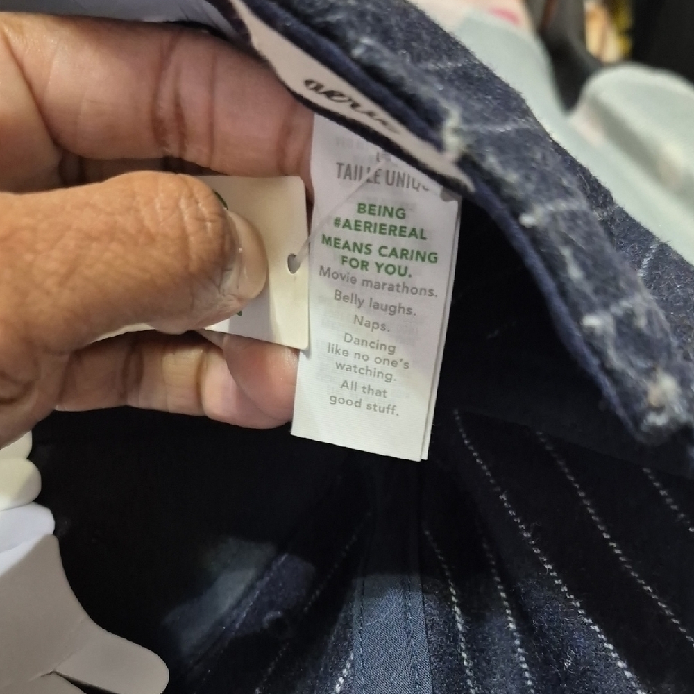 Aerie Dark Blue Snap Back - Picture 3 of 5